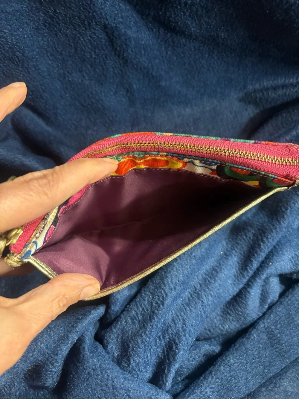 Coach Multicolor Poppy Wristlet